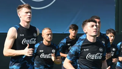 GALLERY I primi allenamenti in azzurro di Gilmour e McTominay