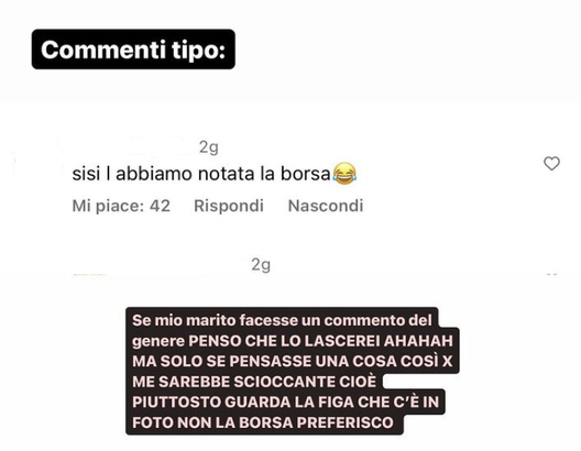 Polemiche per la foto di Chiara Nasti. Lei: “Piuttosto guardate la f..a in foto e non…”- immagine 2