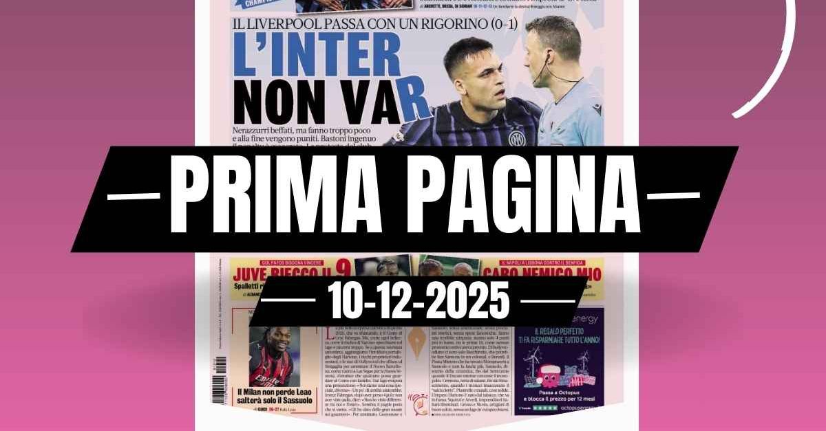 Prima pagina Gazzetta dello Sport: “Il Milan non perde Leao: salterà solo il Sassuolo”