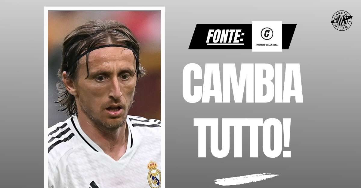 calciomercato milan rivoluzione a centrocampo modric c8217232 due in arrivo