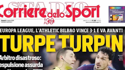 PRIMA PAGINA CORRIERE DELLO SPORT OGGI: “Atalanta e Inter spareggio da 126 gol”