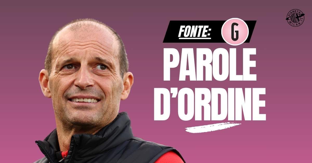 milan allegri a due moduli note positive e due parole d8217ordine