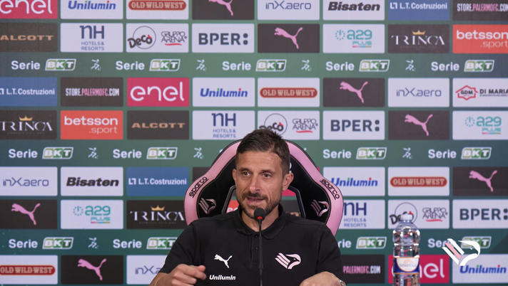 VIDEO Palermo-Cittadella, Dionisi alla vigilia: guarda la conferenza stampa integrale  VIDEO Palermo-Cittadella, Dionisi alla vigilia: guarda la conferenza stampa integrale - immagine 1