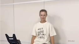 VIDEO / Anna Kalinskaya e la maglia spiritosa: “Non sono…”