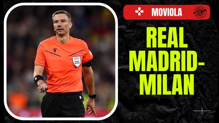 Moviola LIVE Real Madrid-Milan Champions League 2024-2025 arbitro Slavko Vincic