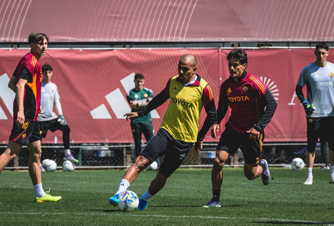 Trigoria, la seduta di allenamento a due giorni dall’Atalanta – FOTO GALLERY - immagine 14