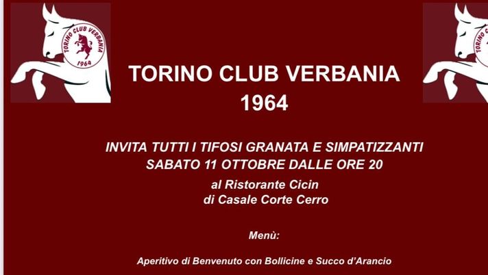 Torino Club Verbania: ospiti Bruno e Beccaria, presenta Gino Strippoli - immagine 1