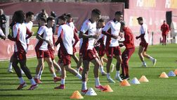 Trigoria, la rifinitura in vista dell’Eintracht Francoforte – FOTO GALLERY