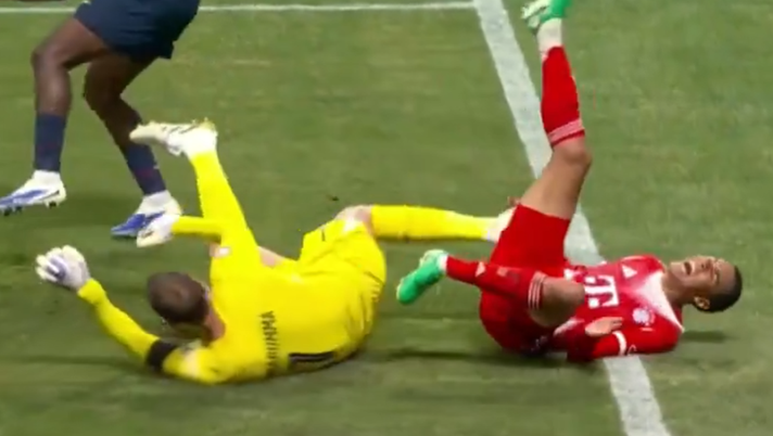 Infortunio Musiala, possibile rottura della gamba