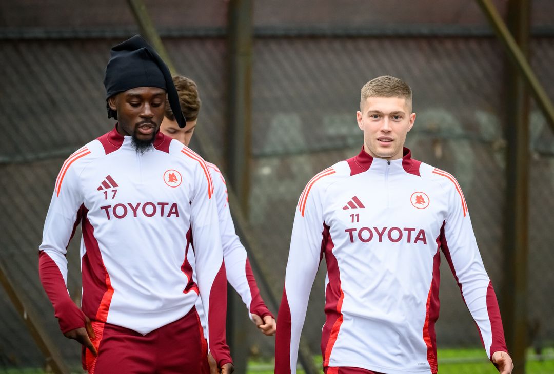 Roma, l’allenamento a due giorni dal derby – FOTOGALLERY - immagine 38