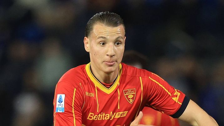 Francesco Camarda (attaccante Lecce in prestito dal Milan) | AC Milan news e ultime notizie (Credits foto: Getty Images) Camarda sul Milan fuori dalla Champions: 'Mi spiace veramente tanto. Sono il primo tifoso'