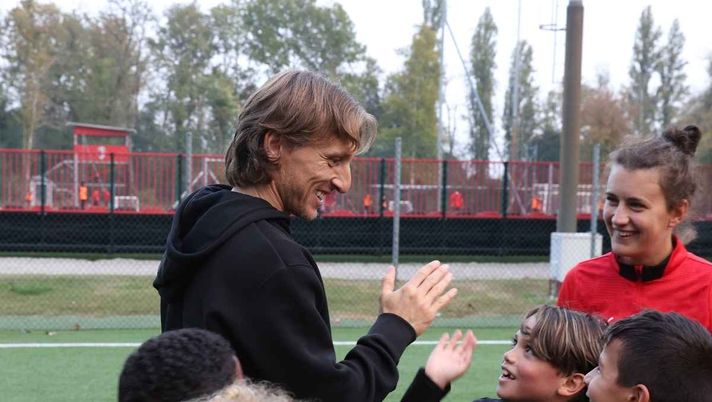 Modric ai giovani ragazzi del Milan: 'Credete in voi stessi. Lavorate duro'