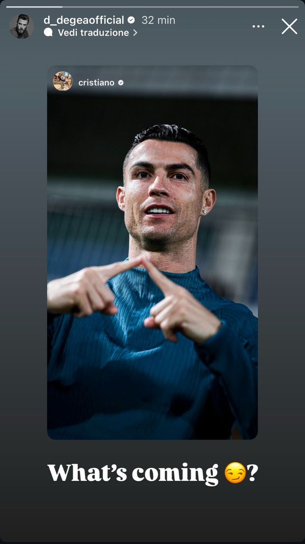 FOTO – De Gea fa sognare Firenze con Cristiano Ronaldo: “Cosa sta arrivando?”- immagine 2