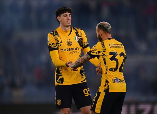Bastoni e Dimarco durante Lazio-Inter in questa stagione. (Foto di Mattia Ozbot - Inter/Inter via Getty Images) Inzaghi, è la tua Inter: ecco come i nerazzurri sono diventati da Champions- immagine 6