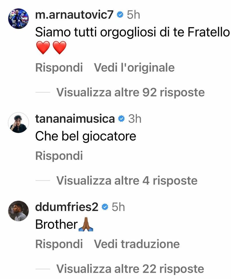 L’Inter è famiglia anche all’Europeo: i messaggi dei compagni dopo le lacrime di Calhanoglu- immagine 3