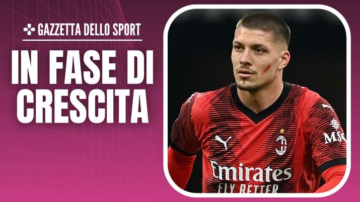 Milan-Frosinone Serie A 2023-2024 Jovic