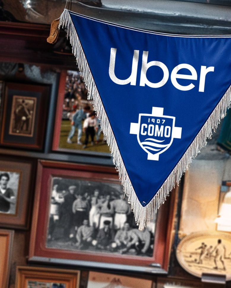 Como, Uber è il nuovo sponsor di maglia della squadra