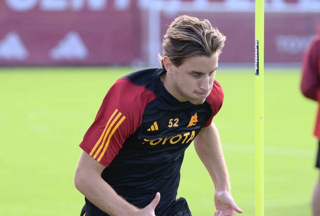 Roma, l’allenamento alla vigilia del match con lo Slavia Praga – FOTO GALLERY - immagine 41