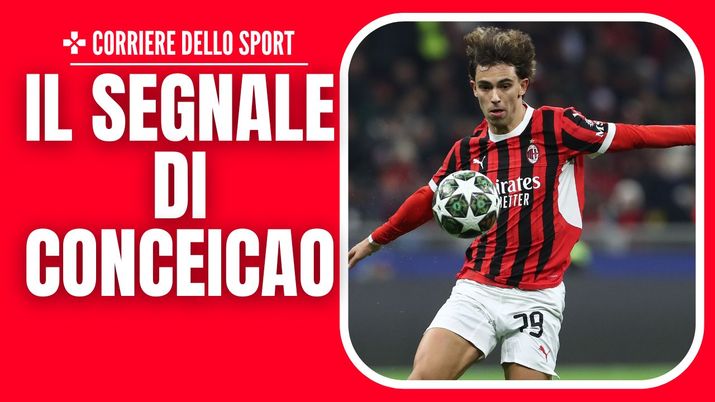 Joao Felix AC Milan Milan-Feyenoord 1-1 Champions League 2024-2025