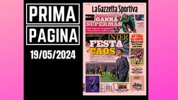 Prima pagina Gazzetta dello Sport: Torino da Coppe. Milan travolto