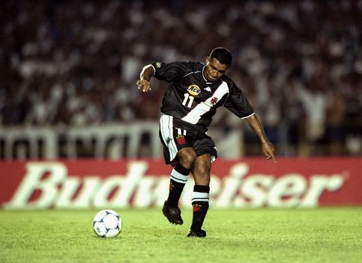 14 gennaio 2000: Romario del Vasco de Gama in azione durante la finale del Campionato Mondiale per Club contro il Corinthians. Crediti obbligatori: Shaun Botterill /Allsport