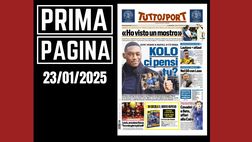 Prima pagina Tuttosport: “Kolo Muani, ci pensi tu?”