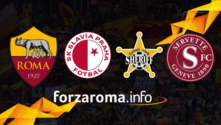 Sorteggi Europa League: Roma nel girone G con Slavia Praga, Sheriff e Servette - immagine 1