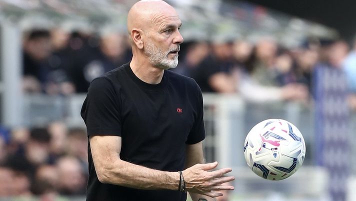 Stefano Pioli AC Milan Milan-Lecce 3-0 Serie A 2023-2024