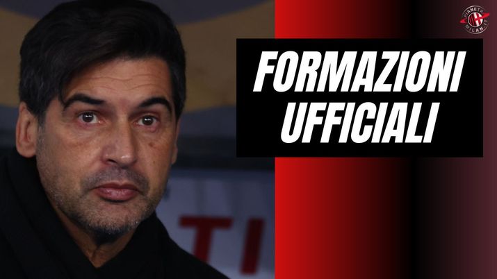 Le formazioni ufficiali di Milan-Roma, partita della 18^ giornata della Serie A 2024-25