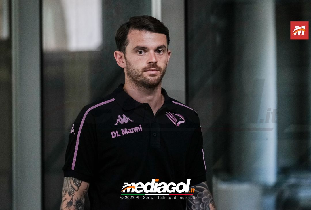 FOTO RITIRO PALERMO, Matteo Brunori in conferenza stampa (Gallery) - immagine 3