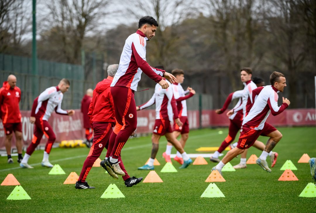 Roma, l’allenamento a due giorni dal derby – FOTOGALLERY - immagine 39