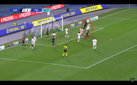 Napoli-Torino 1-0, l’analisi del gol: cosa potevano fare meglio i granata?- immagine 10