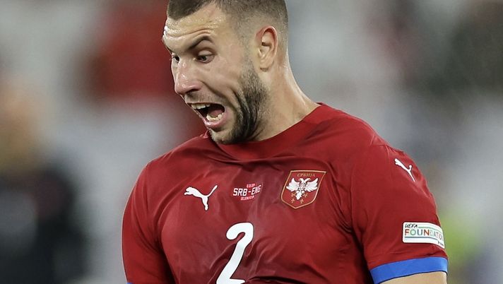 Strahinja Pavlovic (difensore RB Salisburgo), qui con la maglia della Serbia agli Europei 2024 | Bundesliga austriaca News (Getty Images) Strahinja Pavlovic RB Salisburgo Serbia Europei 2024