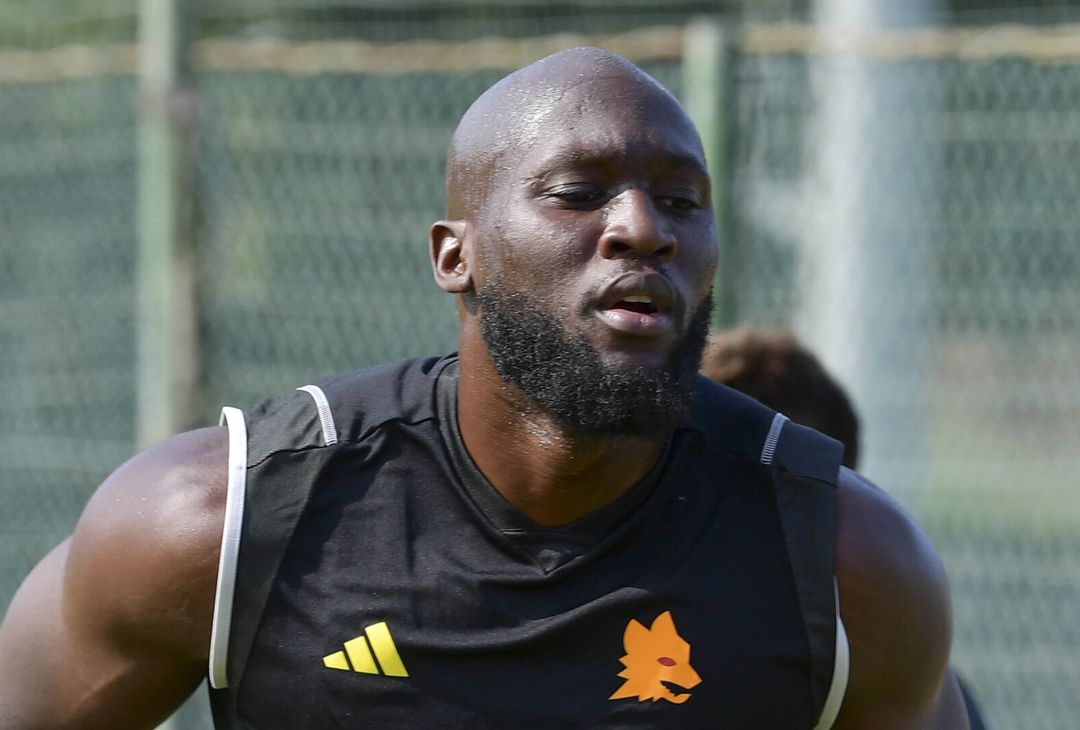 Roma Allenamento Alla Vigilia Del Milan C Anche Lukaku Foto