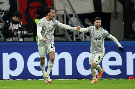 Esultanza Eintracht (Foto di Alex Grimm/Getty Images)