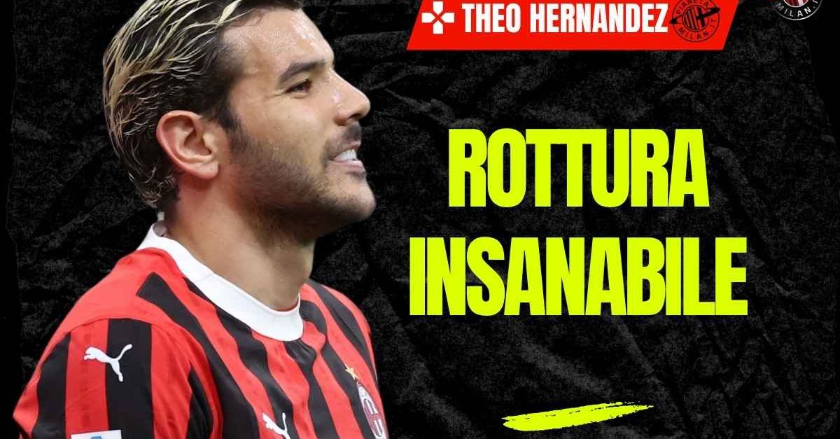 milan rottura totale con theo hernandez si allener224 con i fuori rosa