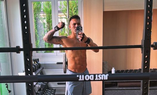 Lautaro, il recupero procede: le immagini dell’allenamento in palestra. E c’è anche Agustina - immagine 1