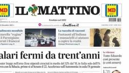 LA PRIMA PAGINA DE IL MATTINO: “Maradona-Juliano, due simboli uniti dalle loro diversità”