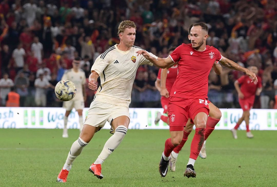 Amichevole, Partizani-Roma 1-2 – FOTO GALLERY - immagine 45