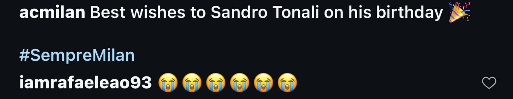 milan-il-pianto-social-di-leao-agli-auguri-a-sandro-tonali-instagram-foto-commento-risposta