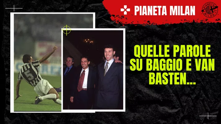 Bruno, Baggio e van Basten, ex calciatori
