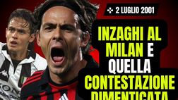 2 luglio 2001, Inzaghi al Milan e quell’assurda contestazione dimenticata
