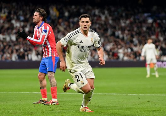 Brahim Diaz esulta dopo aver segnato contro l'Atlético Madrid. (Foto di Denis Doyle/Getty Images) Real Madrid, Brahim Diaz: “Voglio avere successo qui per giocare titolare”- immagine 3