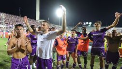 VIDEO Fiorentina è qui la festa: i festeggiamenti dei viola al Franchi