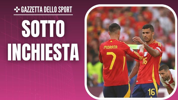Rodri, Alvaro Morata - Spagna - Euro 2024