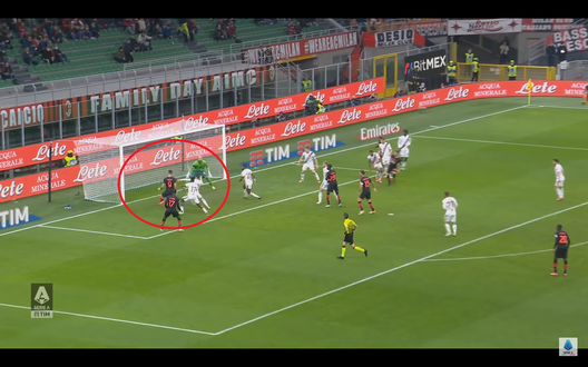 Torino-Milan 1-0, l’analisi del gol: marcature poco strette della difesa granata- immagine 4