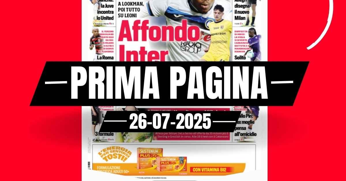 Prima pagina Corriere dello Sport: Allegri disegna il nuovo Milan Prima pagina Corriere dello Sport: Allegri disegna il nuovo Milan