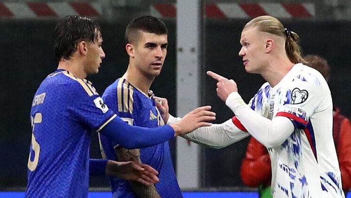 Il solito Mancini, Haaland: “Mi toccava il sedere. Così ho fatto 2 gol, grazie!” - immagine 1