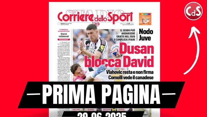 Prima pagina Corriere dello Sport: 'Guirassy, il Milan gelato'