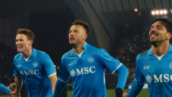 VIDEO Il Napoli espugna Udine, il ringraziamento speciale della squadra ai tifosi